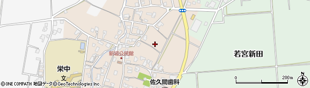 新潟県三条市新堀周辺の地図