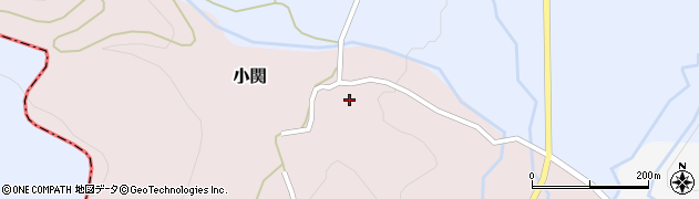 福島県二本松市小関108周辺の地図