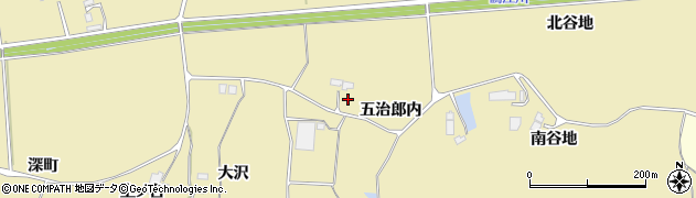 福島県南相馬市原町区鶴谷五治郎内周辺の地図