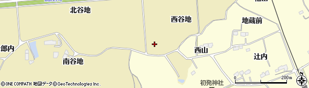 福島県南相馬市原町区鶴谷（西谷地）周辺の地図