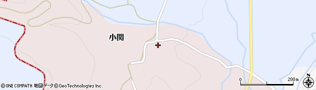 福島県二本松市小関105周辺の地図