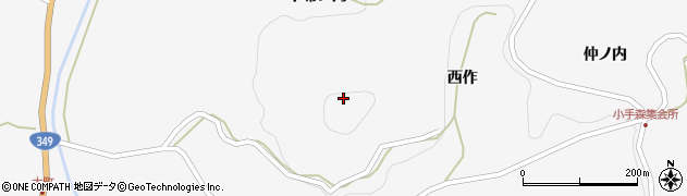 福島県二本松市針道（愛宕森）周辺の地図