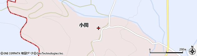 福島県二本松市小関91周辺の地図