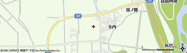 福島県喜多方市塩川町遠田（下門）周辺の地図