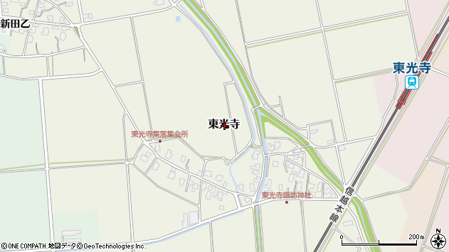 〒959-1104 新潟県三条市東光寺の地図