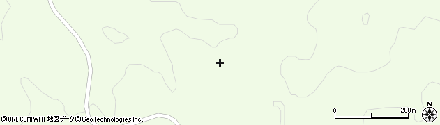 福島県川俣町（伊達郡）山木屋（新田山）周辺の地図