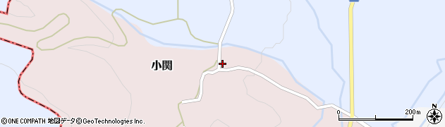 福島県二本松市小関122周辺の地図