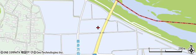 福島県会津坂下町（河沼郡）青木（上三島）周辺の地図