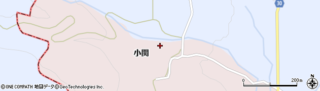 福島県二本松市小関81周辺の地図