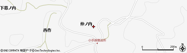福島県二本松市針道（仲ノ内）周辺の地図