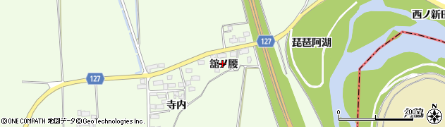 福島県喜多方市塩川町遠田舘ノ腰周辺の地図