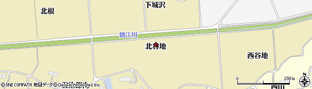 福島県南相馬市原町区鶴谷（北谷地）周辺の地図
