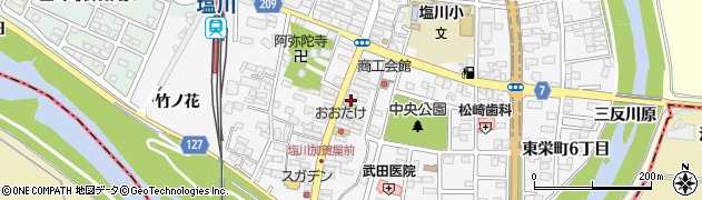 福島県喜多方市塩川町中町1929周辺の地図
