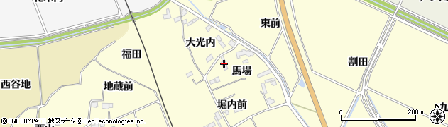 福島県南相馬市原町区江井（馬場）周辺の地図