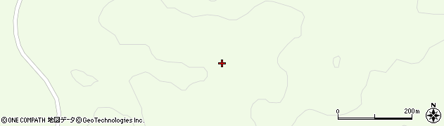 福島県川俣町（伊達郡）山木屋（糀屋山）周辺の地図