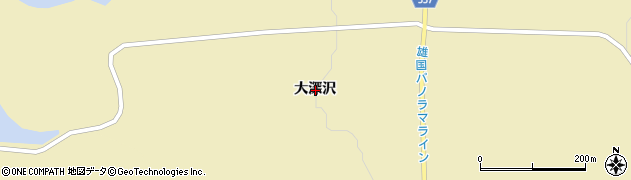 福島県喜多方市塩川町中屋沢（唐沢）周辺の地図