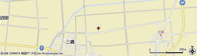 福島県喜多方市塩川町金橋北寺田周辺の地図