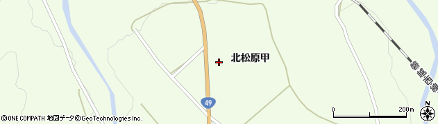 福島県西会津町（耶麻郡）野沢（北松原甲）周辺の地図