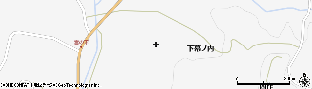 福島県二本松市針道（枳立）周辺の地図
