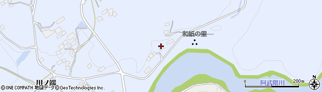 福島県二本松市上川崎（中ノ内）周辺の地図