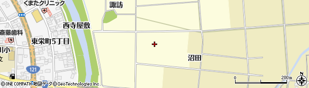 福島県喜多方市塩川町窪下高周辺の地図