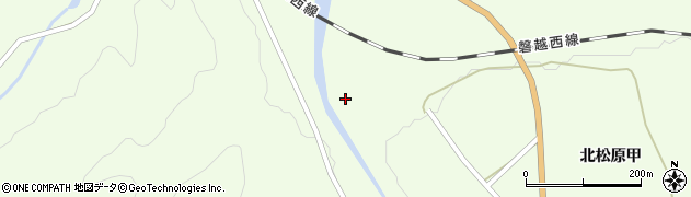 福島県西会津町（耶麻郡）野沢（切立沢道下甲）周辺の地図