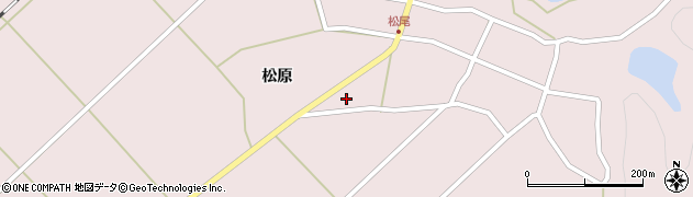福島県西会津町（耶麻郡）尾野本（松尾）周辺の地図