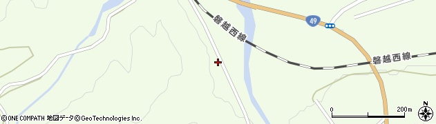 福島県西会津町（耶麻郡）野沢（屋敷廻乙）周辺の地図