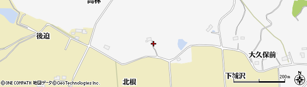 福島県南相馬市原町区高（高林）周辺の地図