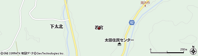 福島県二本松市太田（若宮）周辺の地図