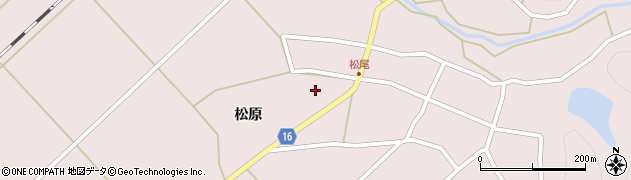 福島県西会津町（耶麻郡）尾野本（松原丙）周辺の地図