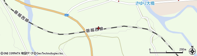 福島県西会津町（耶麻郡）野沢（二百苅甲）周辺の地図