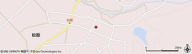 福島県西会津町（耶麻郡）尾野本（中町）周辺の地図