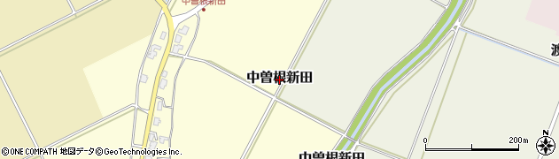 新潟県三条市中曽根新田周辺の地図