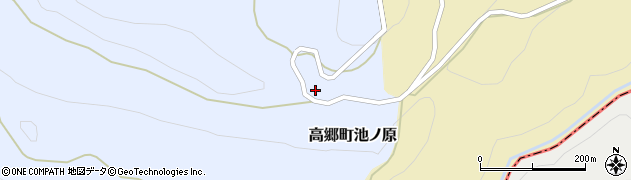 福島県喜多方市高郷町池ノ原（池ノ原）周辺の地図