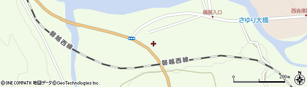 福島県西会津町（耶麻郡）野沢（下ノ新田堰ノ下甲）周辺の地図