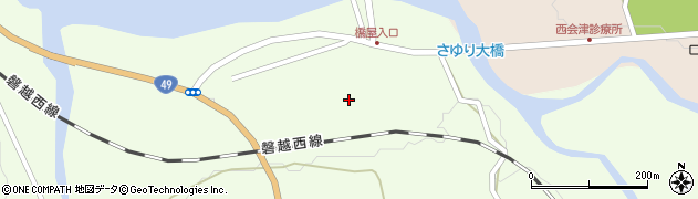 福島県西会津町（耶麻郡）野沢（坂ノ下道西甲）周辺の地図