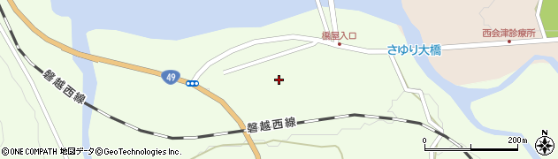 福島県西会津町（耶麻郡）野沢（弥五郎田甲）周辺の地図