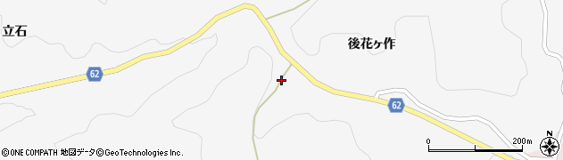 福島県二本松市針道前花ヶ作周辺の地図