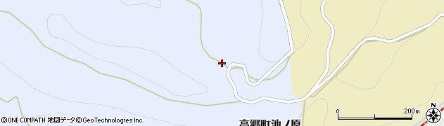 福島県喜多方市高郷町池ノ原（佐惣沢）周辺の地図