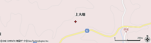 福島県二本松市戸沢上大畑周辺の地図