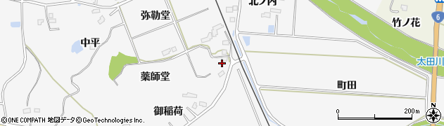 福島県南相馬市原町区高薬師堂2周辺の地図