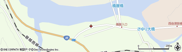 福島県西会津町（耶麻郡）野沢（宮田甲）周辺の地図