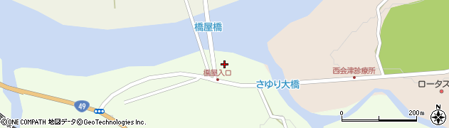 福島県西会津町（耶麻郡）野沢（熊ノ宮甲）周辺の地図