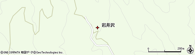 福島県西会津町（耶麻郡）野沢（岩井沢丙）周辺の地図