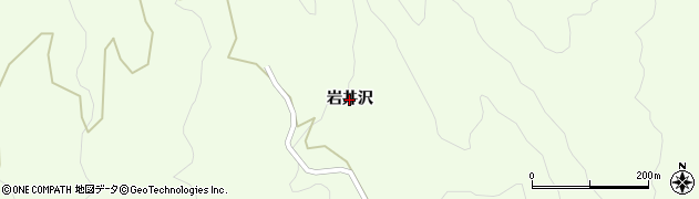 福島県西会津町（耶麻郡）野沢（岩井沢）周辺の地図