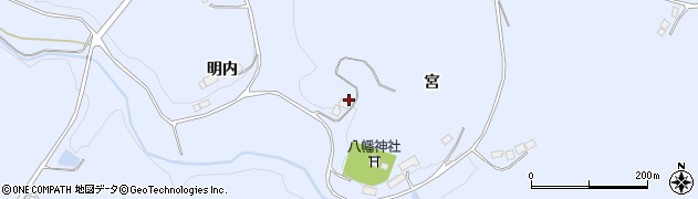 福島県二本松市上川崎（七尋石）周辺の地図