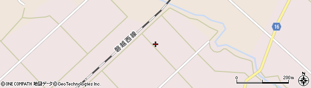 福島県西会津町（耶麻郡）尾野本（善應寺丙）周辺の地図