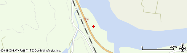 福島県西会津町（耶麻郡）野沢（道下乙）周辺の地図