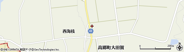 福島県喜多方市高郷町大田賀（柳清水）周辺の地図